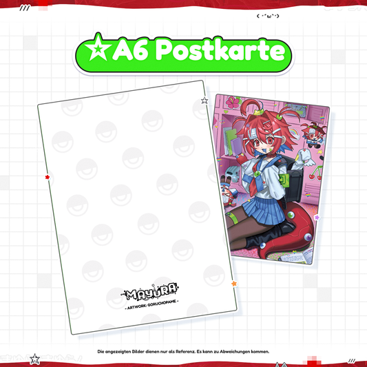 Mayura School A6 Postkarte