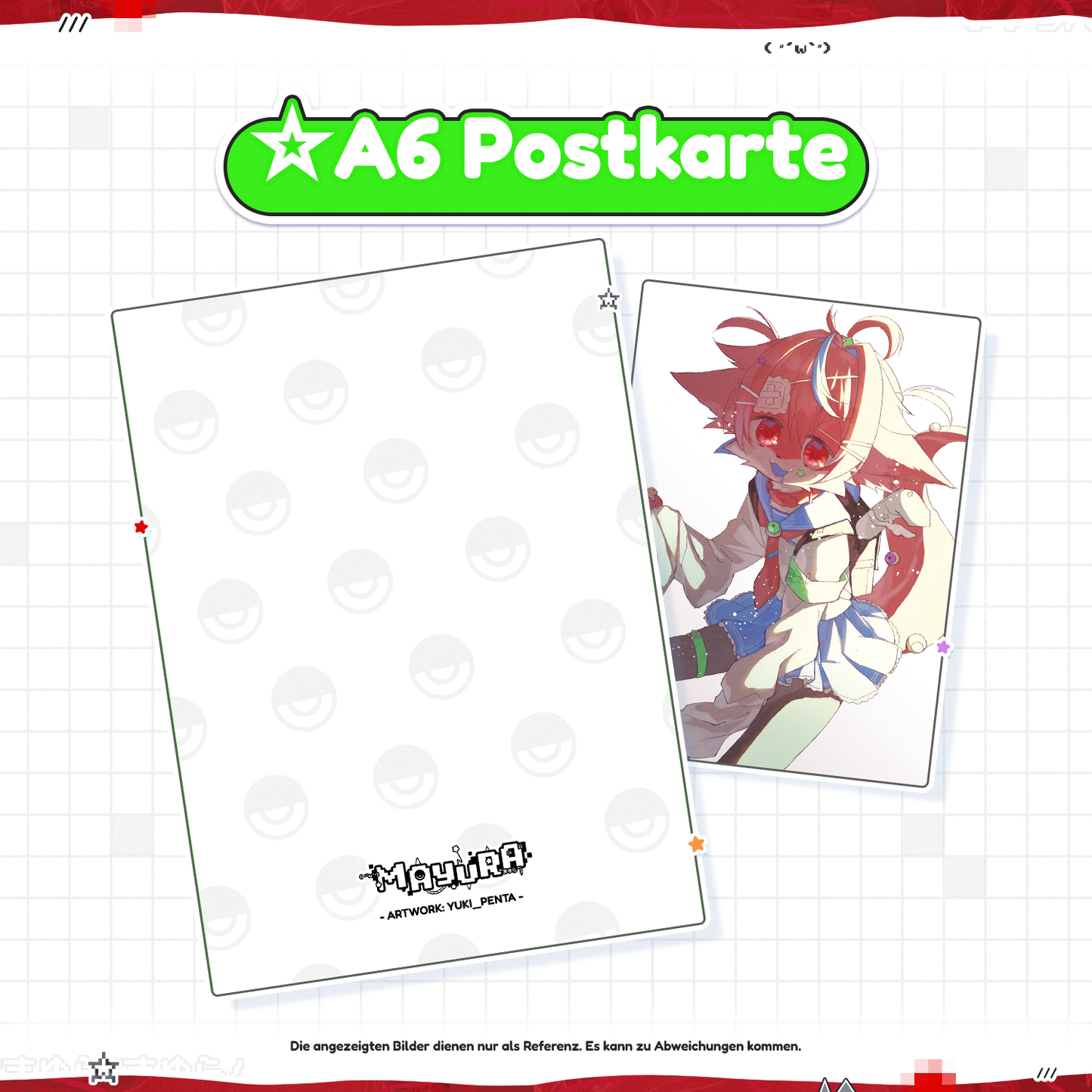 Furryura A6 Postkarte