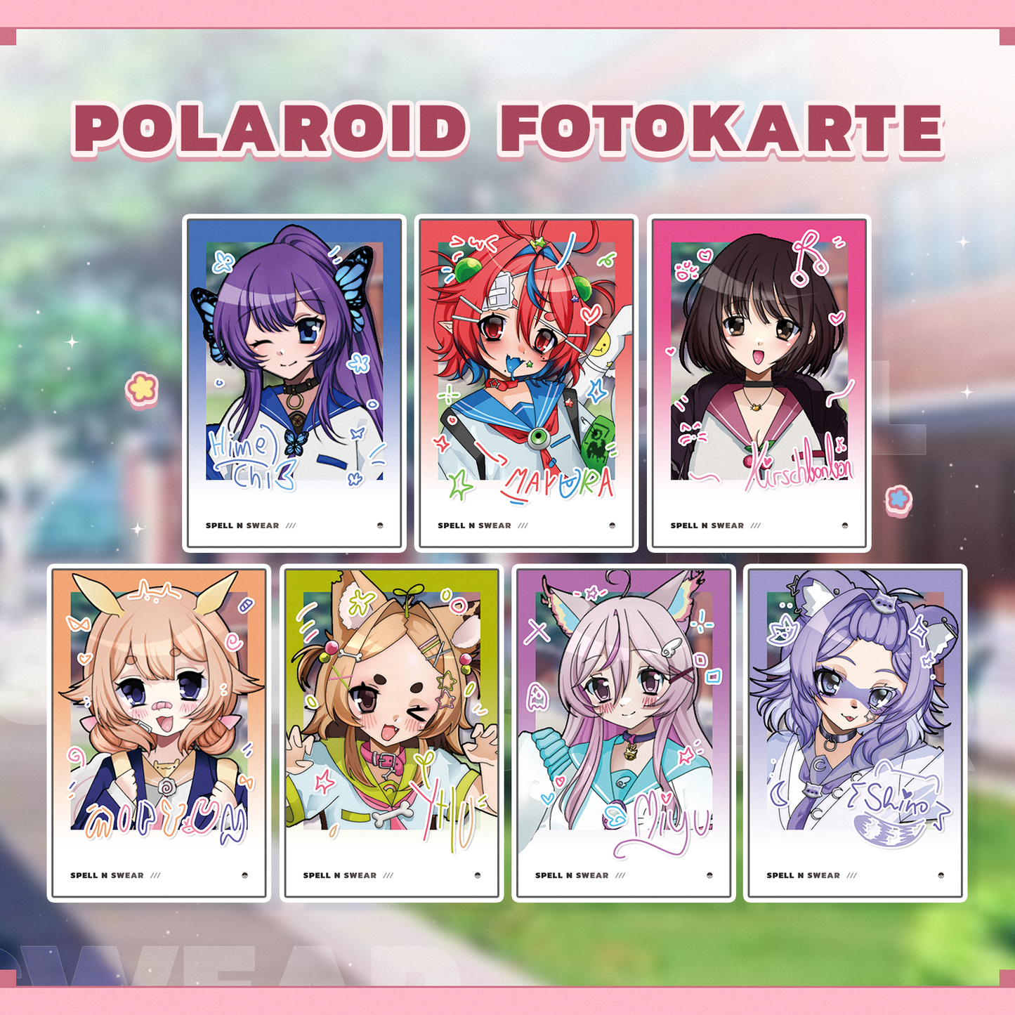 [VORBESTELLUNG] Spell N Swear Polaroid Fotokarte