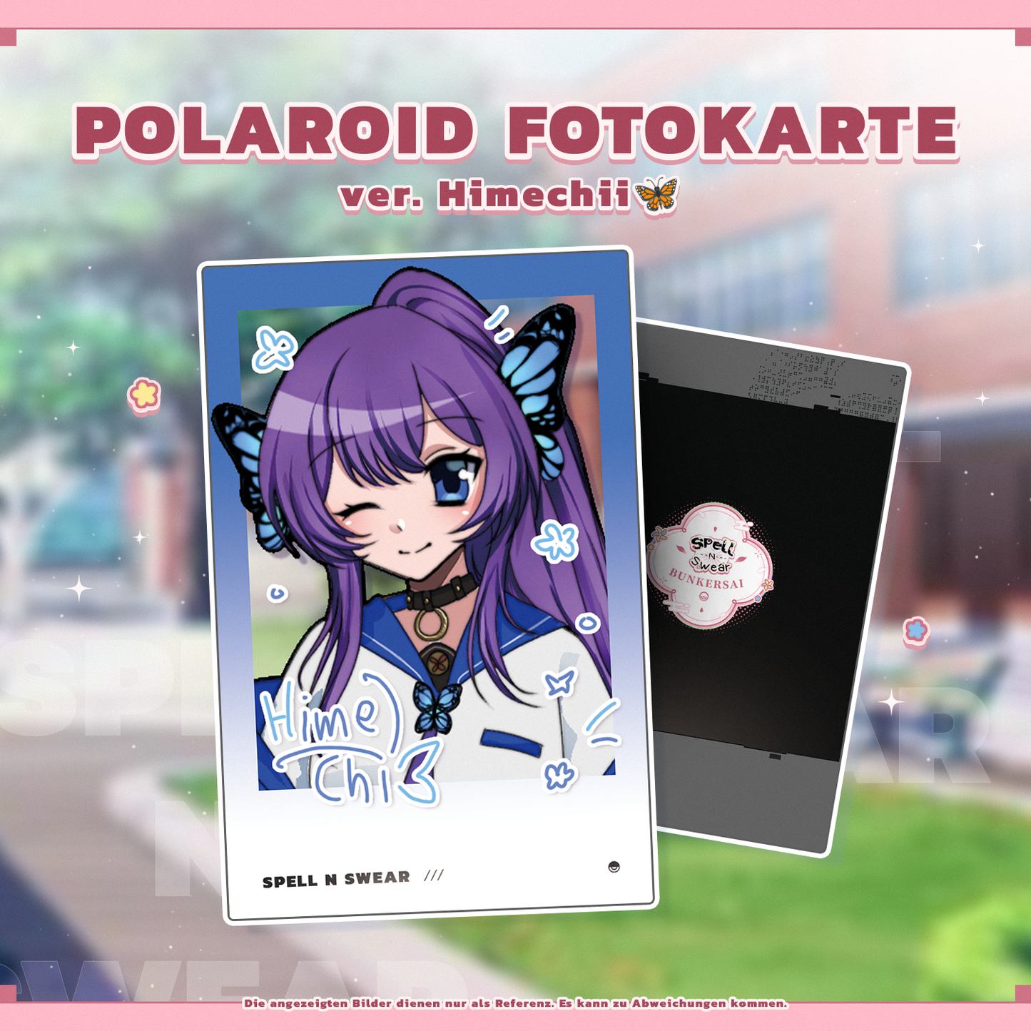[VORBESTELLUNG] Spell N Swear Polaroid Fotokarte