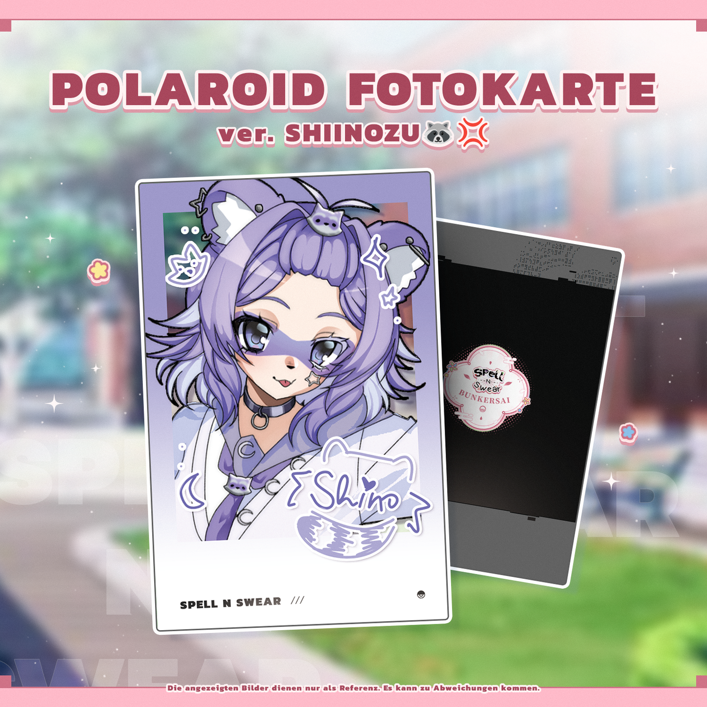 [VORBESTELLUNG] Spell N Swear Polaroid Fotokarte